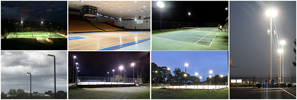 LED高杆灯专门设计用于体育照明